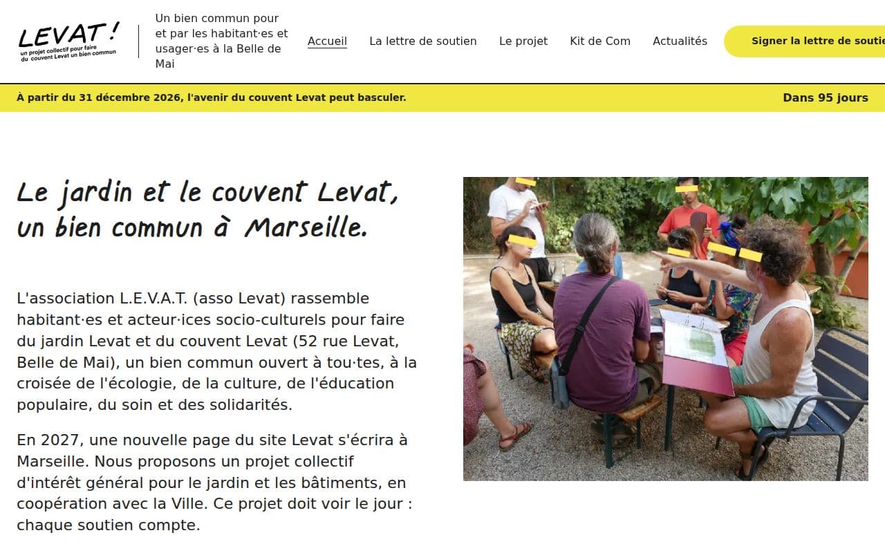 Aperçu du site Jardin LEVAT